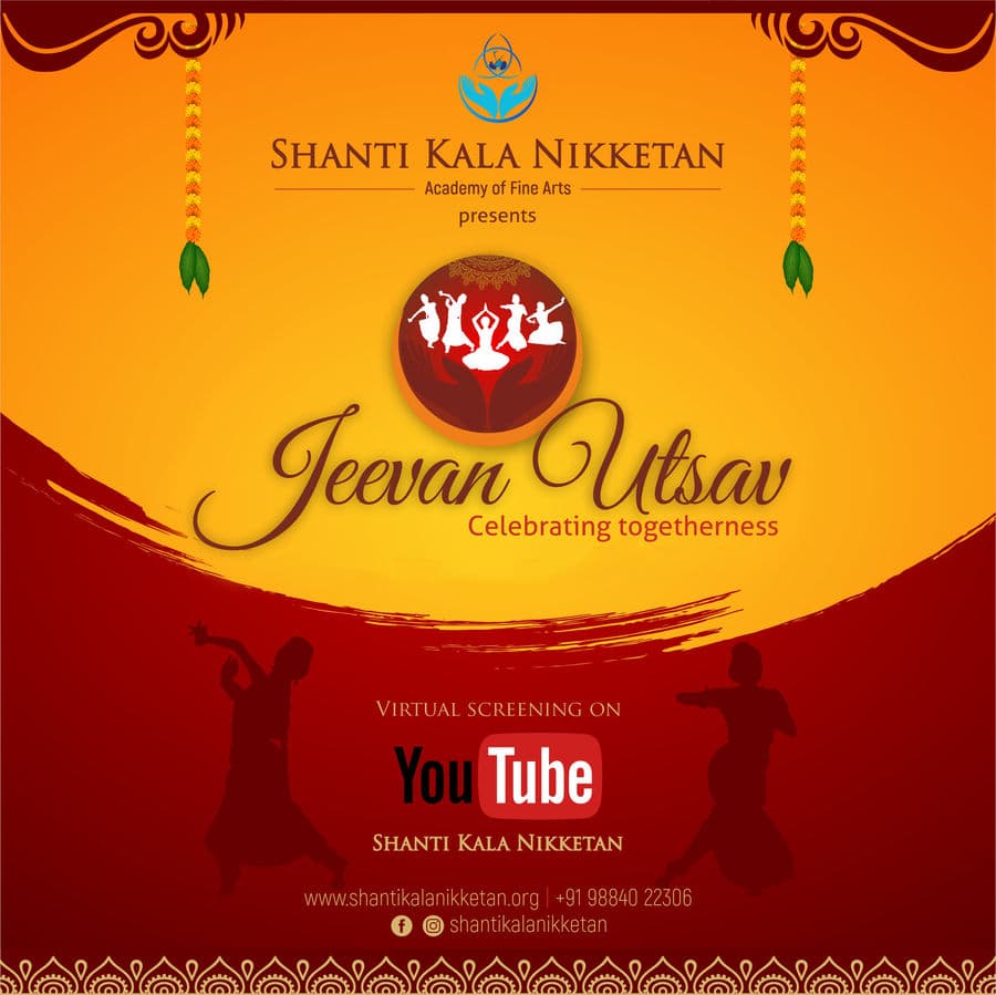 Flyer for the Jeevan Utsav festival programme