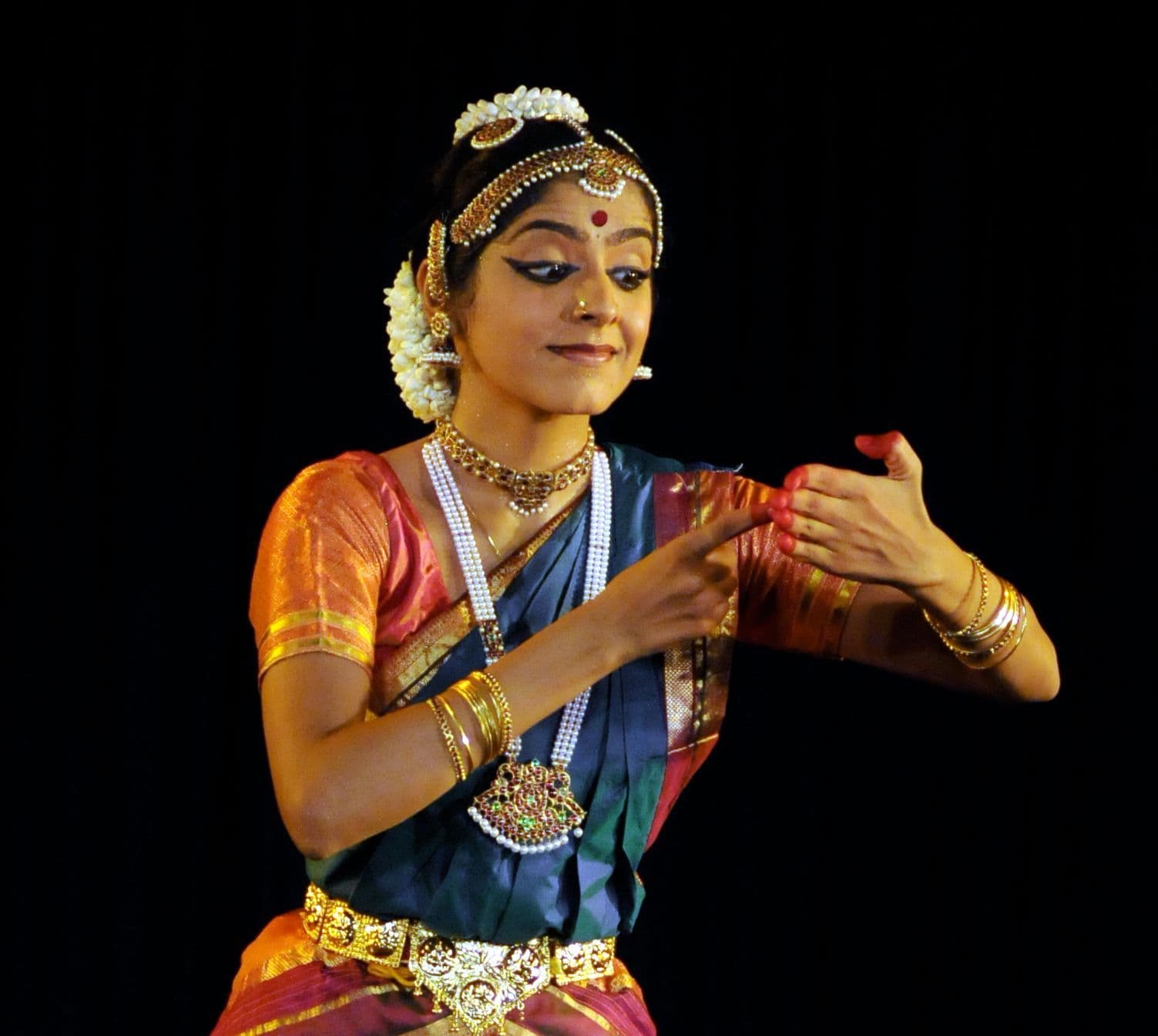 Sunitta Menghanaani in performance at her first solo recital, 2013